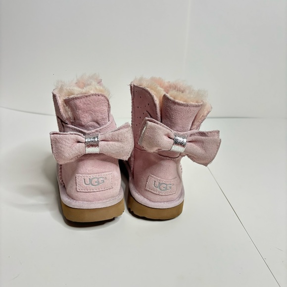 Ugg pink star bow boots 3 - Picture 2 of 6